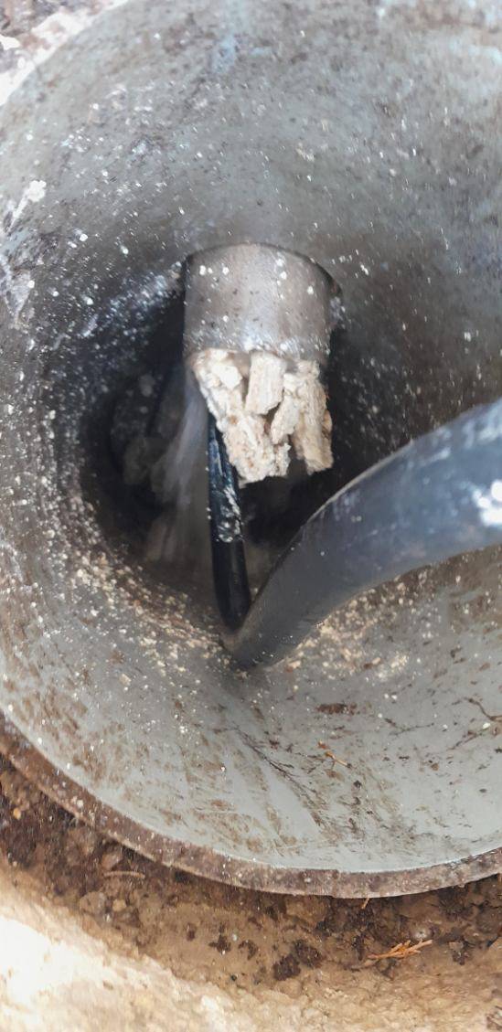 gras de savon dans la canalisation